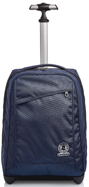 INVICTA SOLID RECYCLED BENIN Trolley-Rucksack STIMMUNG INDIGO - Rucksäcke mit Trolleyfunktion