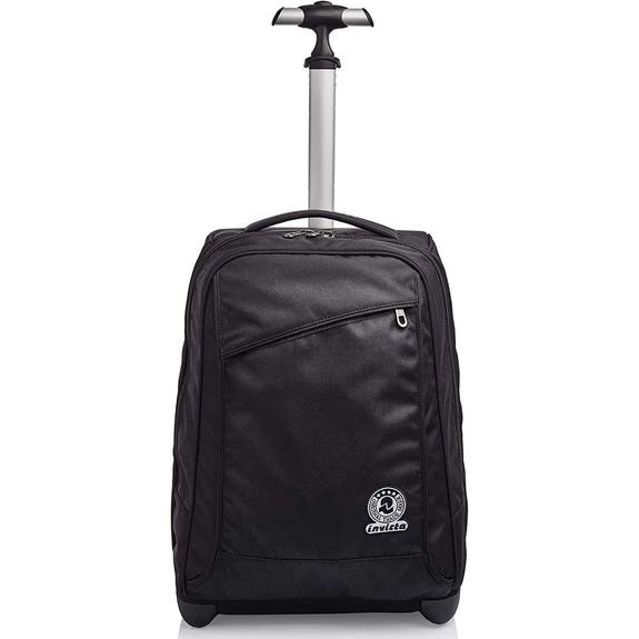 INVICTA SOLID RECYCLED BENIN Trolley-Rucksack Schwarz - Rucksäcke mit Trolleyfunktion