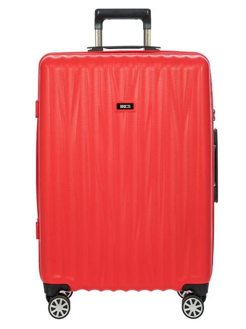 BRIC’S CERVIA Mittlerer Trolley 69cm rot - Harte Trolleys