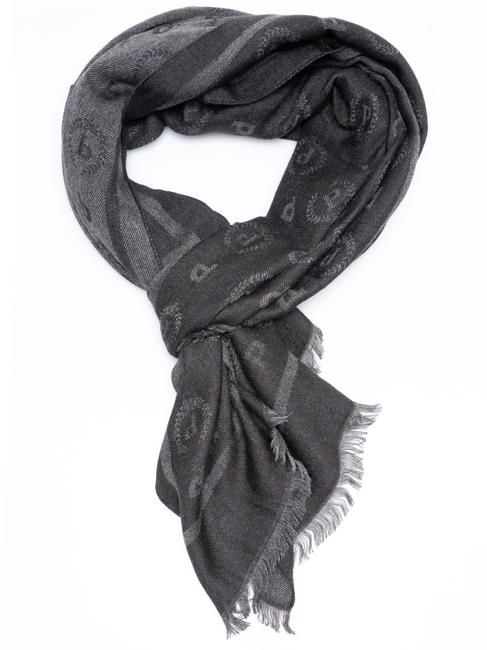 POLLINI JAQUARD Jaquard-Schal 180X53 Schwarz - Schals