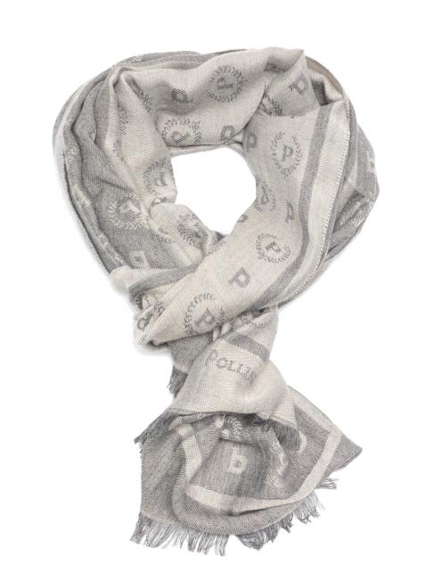 POLLINI JAQUARD Jaquard-Schal 180X53 Grau - Schals