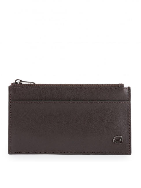 PIQUADRO BLACK SQUARE Kartenetui aus Leder MORO - Brieftaschen Herren