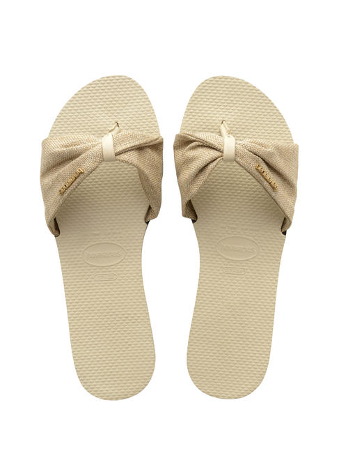 HAVAIANAS YOU SAINT TROPEZ MATERIAL CITY Sandalen Beige - Damenschuhe