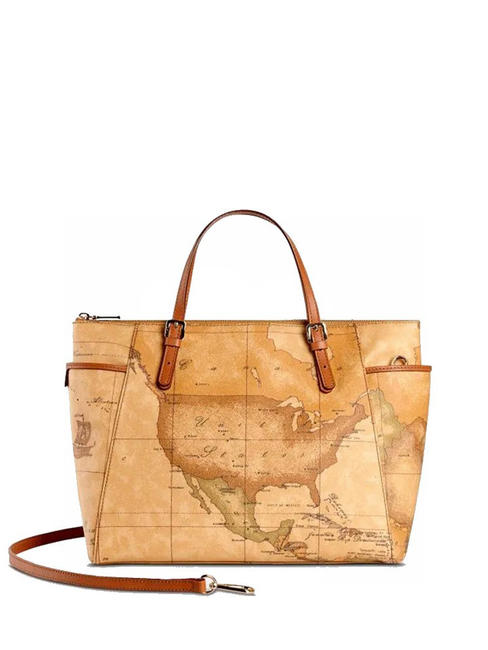 ALVIERO MARTINI PRIMA CLASSE GEO CLASSIC Handtasche mit Schulterriemen NATÜRLICH - Damentaschen