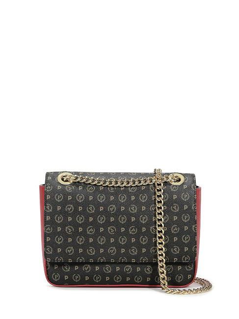POLLINI Heritage Classic Schulter- oder Schulter-Minitasche schwarzer Lack - Damentaschen