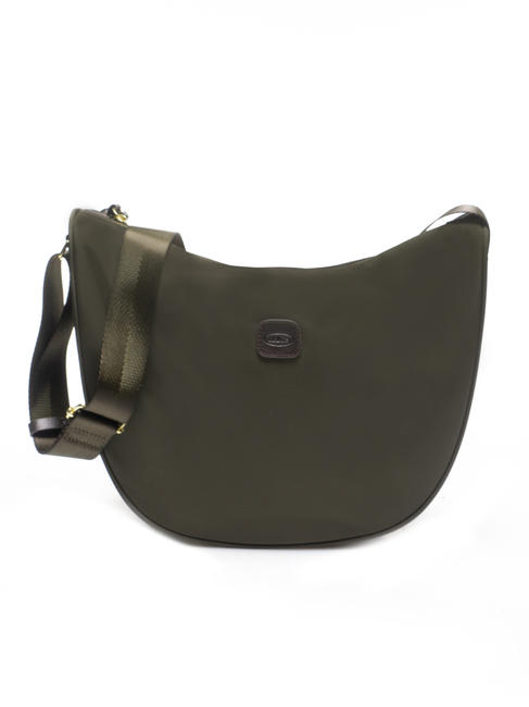 BRIC’S X-BAG Schultertasche oliv / dunkelbraun - Damentaschen