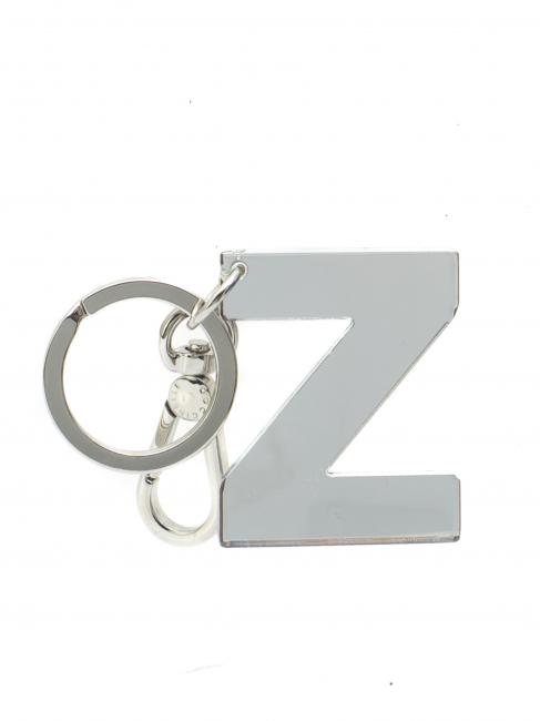 COCCINELLE LETTERA Z Schlüsselanhänger aus Plexiglas und Metall SILBER - Schlüsselanhänger und Schlüsseletuis