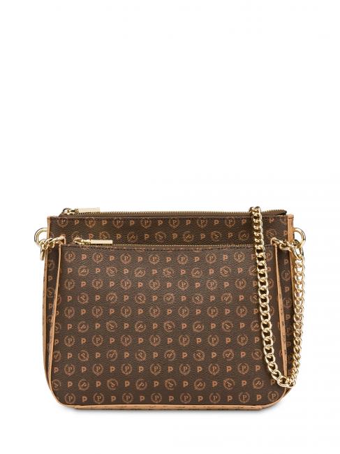 POLLINI HERITAGE  Schultertasche braun / creme - Damentaschen