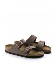 BIRKENSTOCK ARIZONA BIRKO-FLOR NUBUK Pantoffel-Sandale - Schuhe Unisex