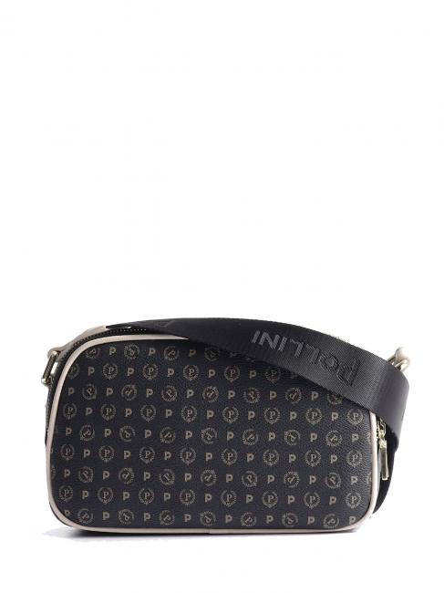 POLLINI HERITAGE Kameratasche mit Schultergurt schwarz / elfenbein - Damentaschen