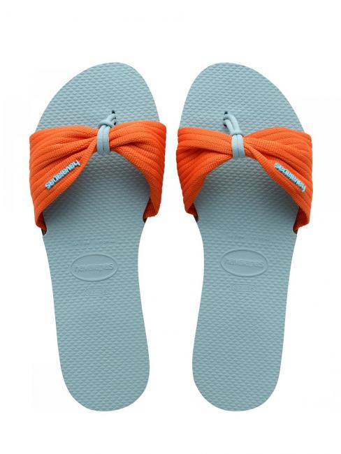 HAVAIANAS YOU ST TROPEZ Flip Flops blaues Wasser - Damenschuhe