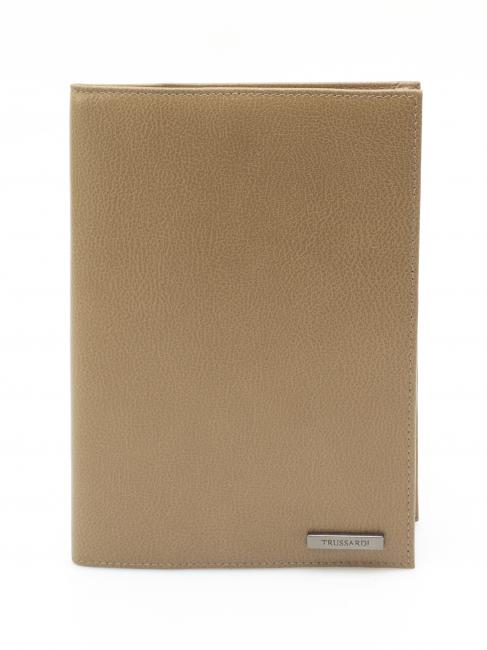 TRUSSARDI Geldbörse VERTICALE Leder Taupe - Brieftaschen Herren