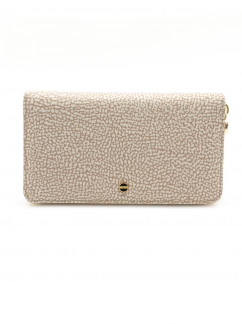 BORBONESE CLASSICA Brieftasche mit Reißverschluss Sand - Brieftaschen Damen