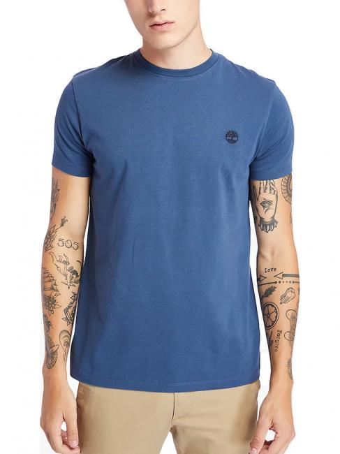 TIMBERLAND SS DUNRIVER CREW Baumwoll t-shirt dunkler Jeansstoff - Herren-T-Shirts
