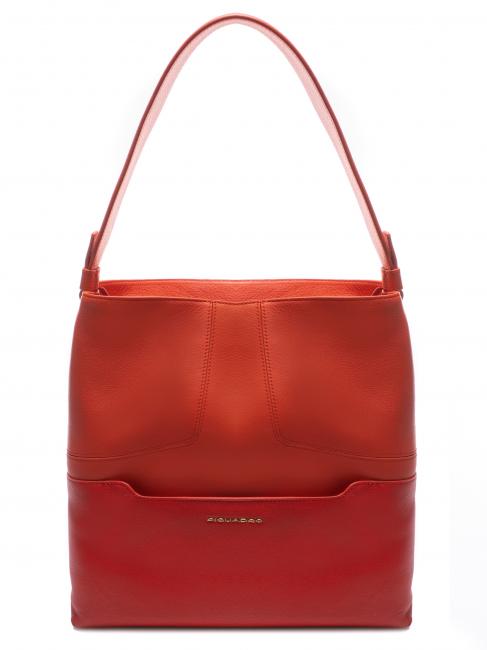 PIQUADRO HOSAKA Schultertasche ROT - Damentaschen