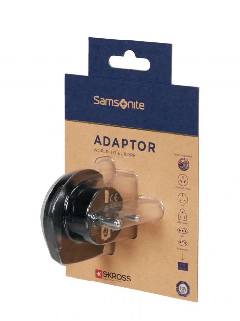 SAMSONITE GLOBAL TRAVEL Adapter für Steckdosen von Mondo - Europe SCHWARZ - Reisezubehör