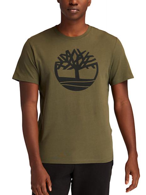 TIMBERLAND KBEC RIVER Kurzarm-T-Shirt Grabblatt - Herren-T-Shirts