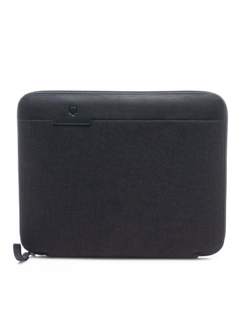 PIQUADRO TIROS Notizblockhalter aus recyceltem Polyester Schwarz - Tablettmappe &amp; Organizer