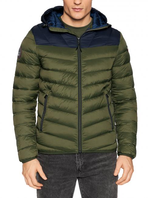 NAPAPIJRI AERONS CB 2 Daunenjacke mit Kapuze grüne Tiefen - Daunenjacken für Herren