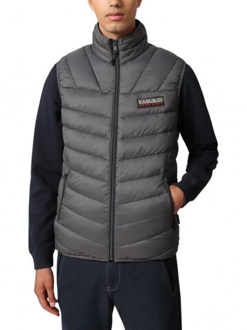 NAPAPIJRI AERONS V 2 Ärmellose Jacke dunkelgrauer Feststoff - Ärmellose Jacken für Männer