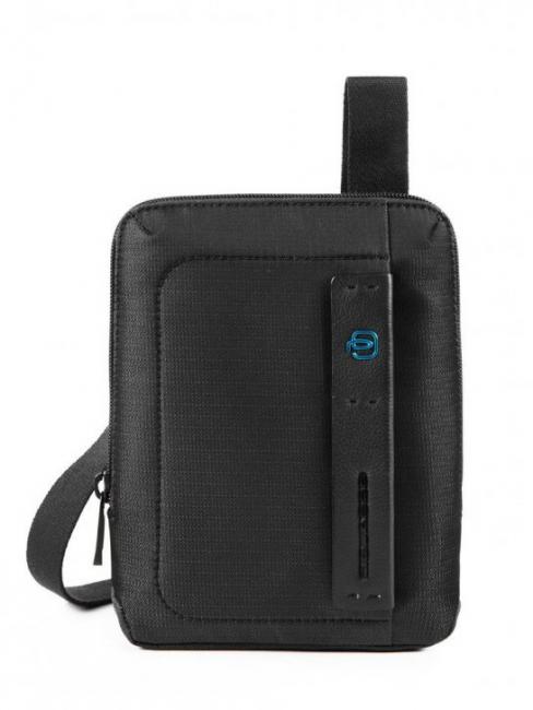 PIQUADRO Bürste P16-Linie CHEVRON / SCHWARZ - Umhängetaschen Herren