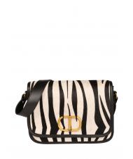 TWINSET Schultertasche in Haut zebra  - Damentaschen