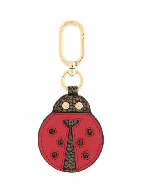 BORBONESE COCCINELLE Schlüsselanhänger mit Charme natur op / korallenrot - Schlüsselanhänger und Schlüsseletuis