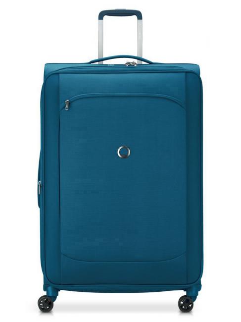 DELSEY MONTMARTRE AIR 2.0 Extra großer Trolley, erweiterbar Eisblau - Halbharte Trolleys