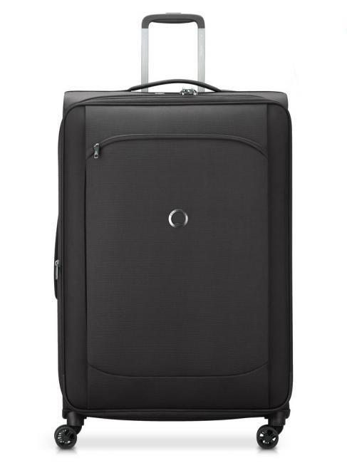 DELSEY MONTMARTRE AIR 2.0 Extra großer Trolley, erweiterbar Schwarz - Halbharte Trolleys