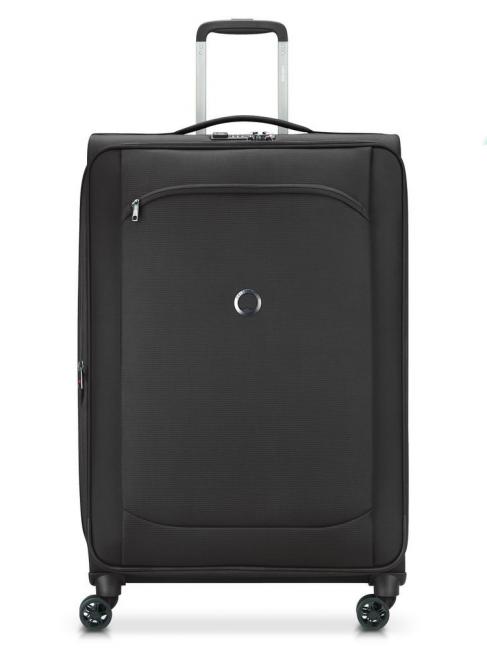 DELSEY MONTMARTRE AIR 2.0 Großer Trolley, erweiterbar Schwarz - Halbharte Trolleys