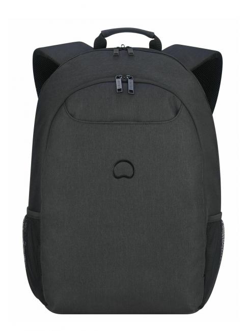 DELSEY ESPLANADE Rucksack mit zwei Fächern, 17 "PC-Halterung dunkelschwarz - PC-Rucksäcke