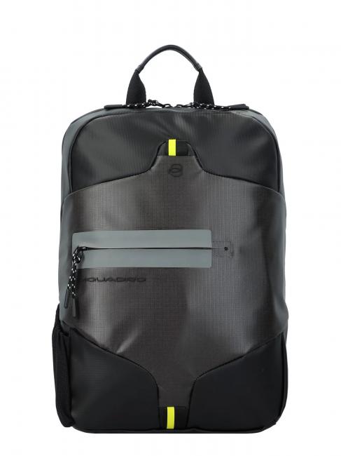 PIQUADRO BLED Laptoprucksack 14" Schwarz - PC-Rucksäcke