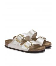 BIRKENSTOCK ARIZONA BIG BUCKLE Pantoffel-Sandale anmutiges Perlwei&szlig; - Damenschuhe - 1