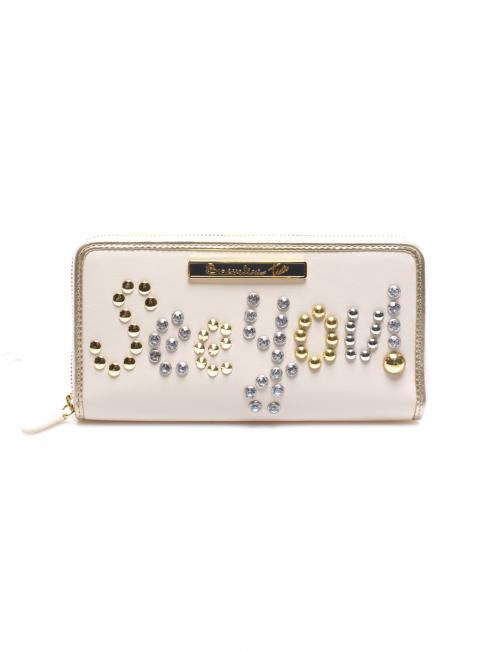 BRACCIALINI TUA Greetings Brieftasche mit Reißverschluss BEIGE - Brieftaschen Damen
