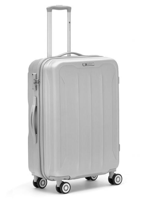 R RONCATO FLIGHT Großer Trolley Silber- - Harte Trolleys