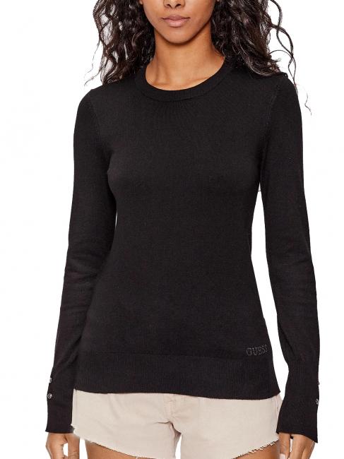 GUESS Pullover girocollo Pullover mit Rundhalsausschnitt jetbla - Damenpullover
