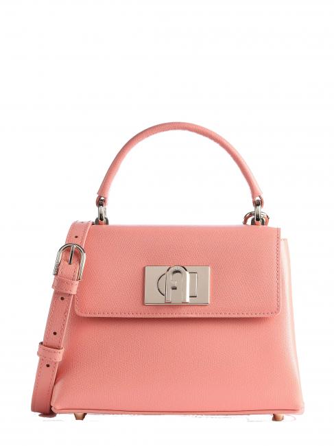 FURLA 1927 Mini-Handtasche mit Schultergurt aus Leder Grapefruit - Damentaschen