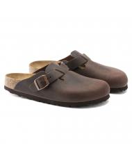 BIRKENSTOCK BOSTON Sabot-Sandale aus Leder - Schuhe Unisex