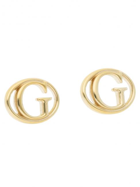 GUESS G LOGO STUDS Ohrringe gelbes Gold - Ohrringe