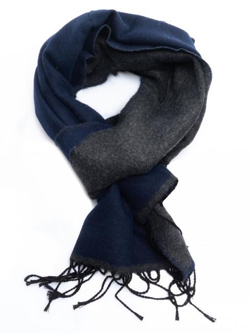 POLLINI Schal Hergestellt in Italien blau / anthrazit - Schals