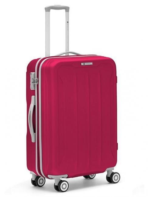 R RONCATO FLIGHT Großer Trolley Himbeere - Harte Trolleys