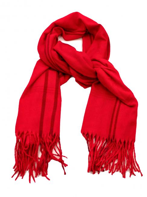 ROCCOBAROCCO Schalmitfrange  rot - Schals