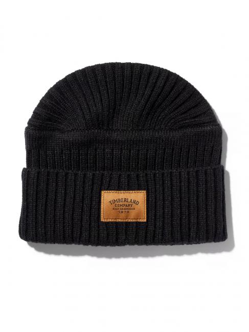 TIMBERLAND RIBBED Hut mit Manschette SCHWARZ - Mützen/Hüte