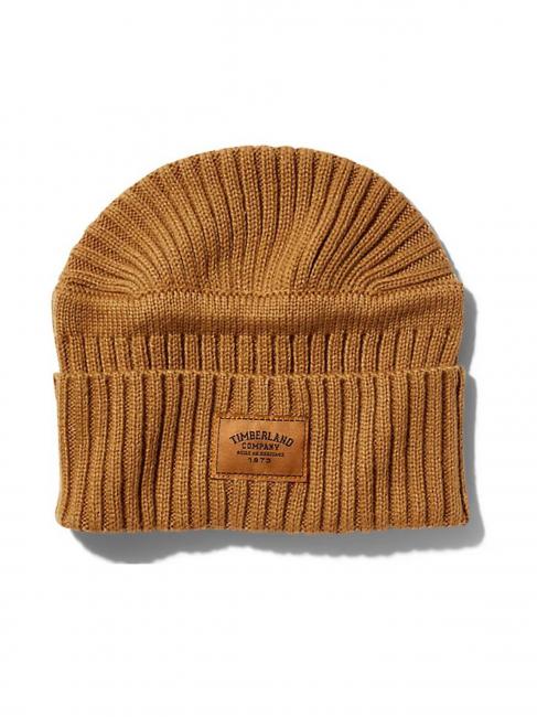 TIMBERLAND RIBBED Hut mit Manschette Weizen - Mützen/Hüte