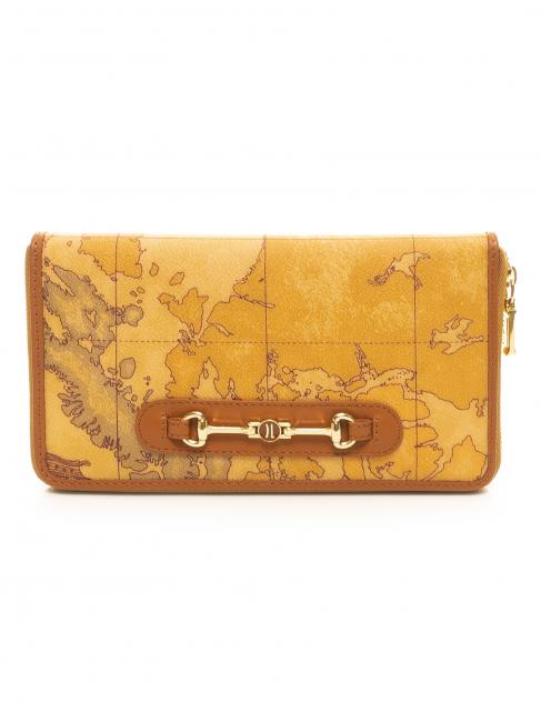 ALVIERO MARTINI PRIMA CLASSE GEO CLASSIC Große Brieftasche mit Reißverschluss NATÜRLICH - Brieftaschen Damen