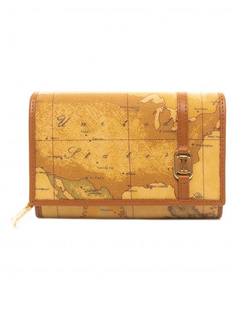 ALVIERO MARTINI PRIMA CLASSE GEO CLASSIC Mittlere Brieftasche mit Klappe NATÜRLICH - Brieftaschen Damen