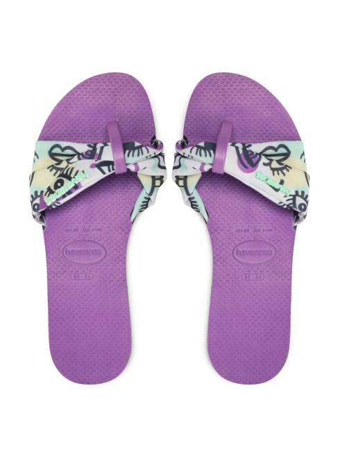 HAVAIANAS YOU SAINT TROPEZ CITY Sandalen Violett - Damenschuhe