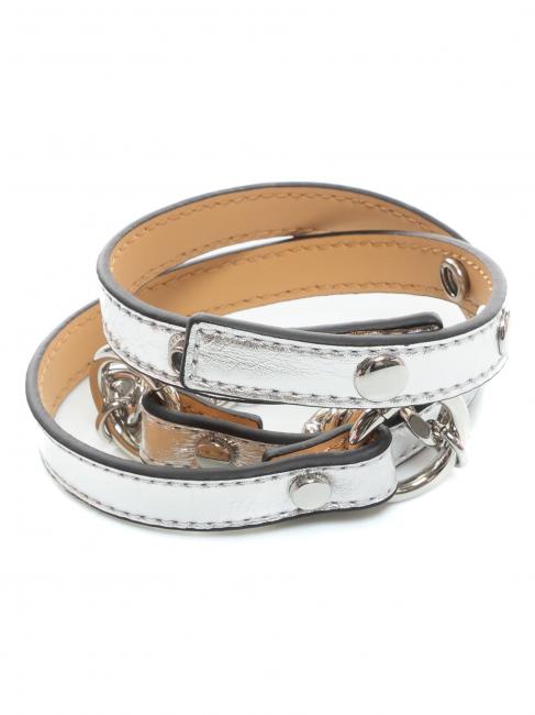 COCCINELLE Gürtel  Haut laminata mit Metallkette SILBER - Gürtel