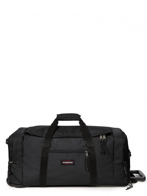 EASTPAK LEATHERFACE M + Mittlere Trolley-Tasche SCHWARZ - Halbharte Trolleys