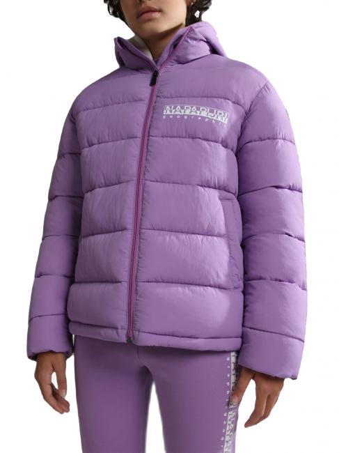 NAPAPIJRI K A-BACHAR Kurze Jacke (10-16 Jahre) violette Stiefmütterchen - Kinder Jacken